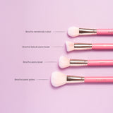Kit de brochas Bubblegum X 10 pcs