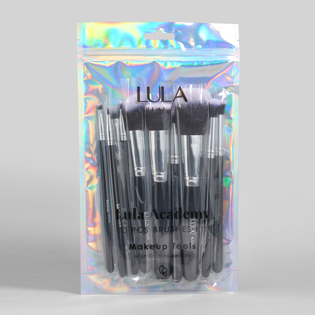 Kit de brochas Academy X 10 Pcs – Lula Beauty1
