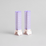 Clips rizadores en tubo