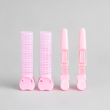 Clips rizadores en tubo + Pinzas