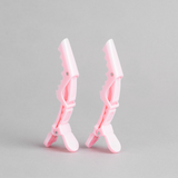 Clips rizadores en tubo + Pinzas