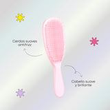 Cepillo de cerdas suaves antifrizz