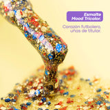 Esmalte para uñas mood tricolor