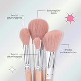 Kit de brochas Rosy X 8pcs