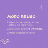 Parches de hidrogel para ojeras
